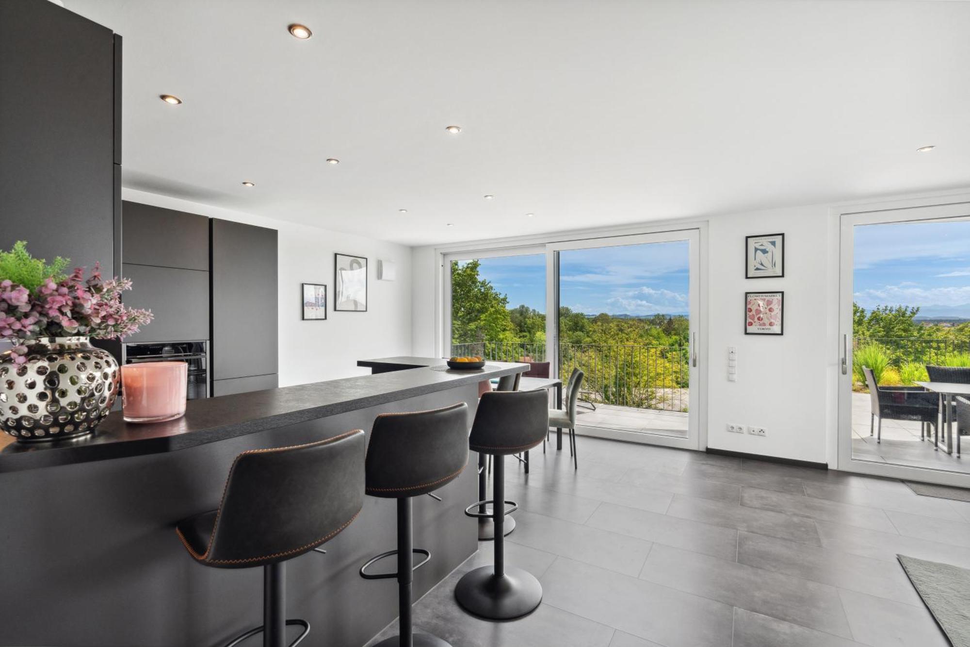 Anytime - Penthouse Mit Terrasse Und Bergsicht Apartment ฟรีดริชส์ฮาเฟน ภายนอก รูปภาพ