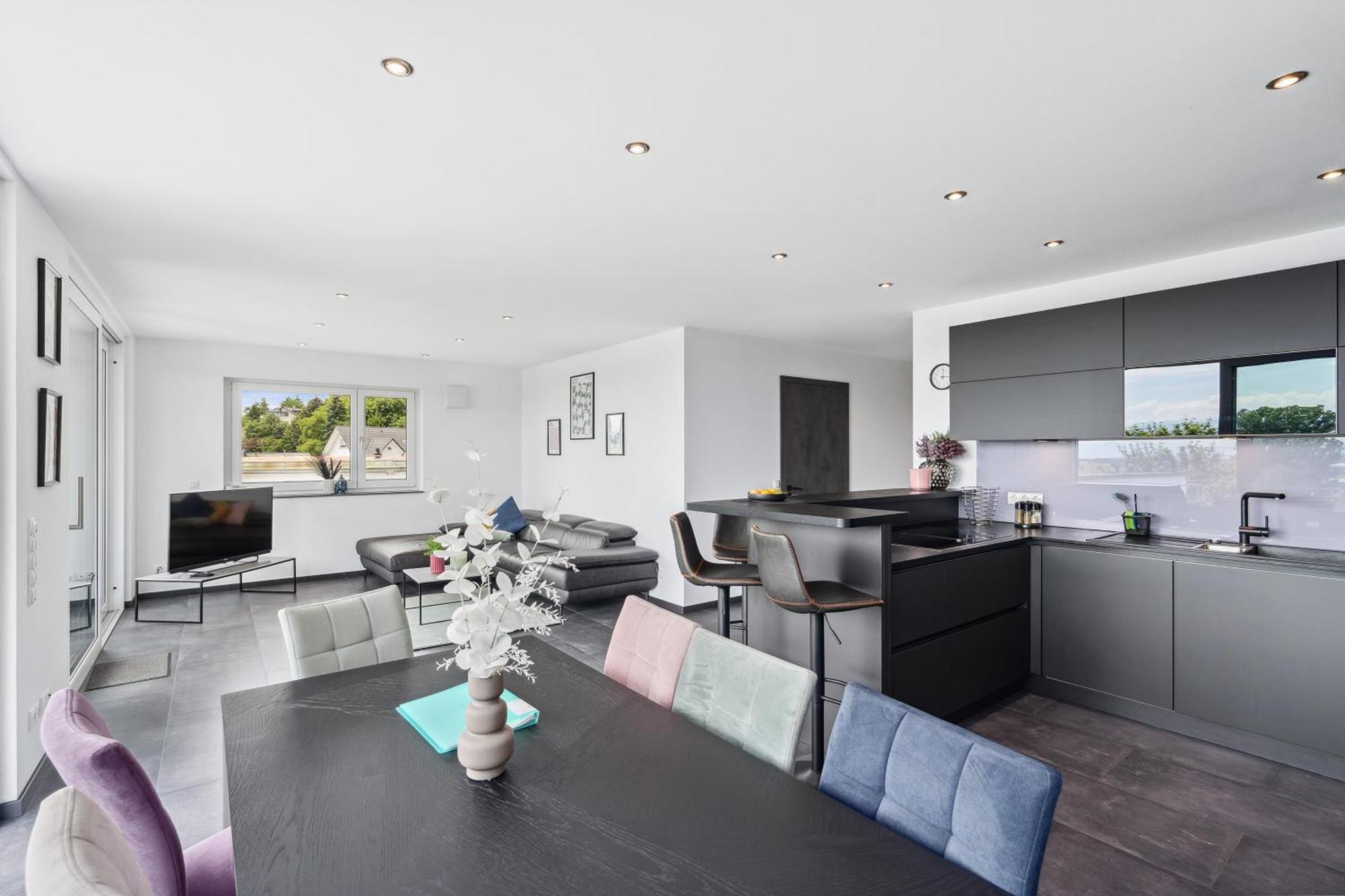 Anytime - Penthouse Mit Terrasse Und Bergsicht Apartment ฟรีดริชส์ฮาเฟน ภายนอก รูปภาพ