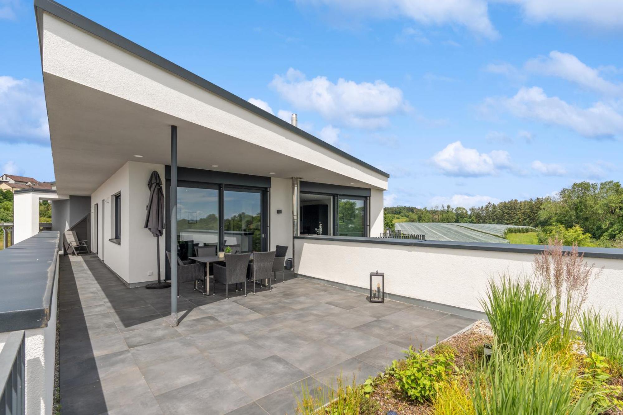 Anytime - Penthouse Mit Terrasse Und Bergsicht Apartment ฟรีดริชส์ฮาเฟน ภายนอก รูปภาพ