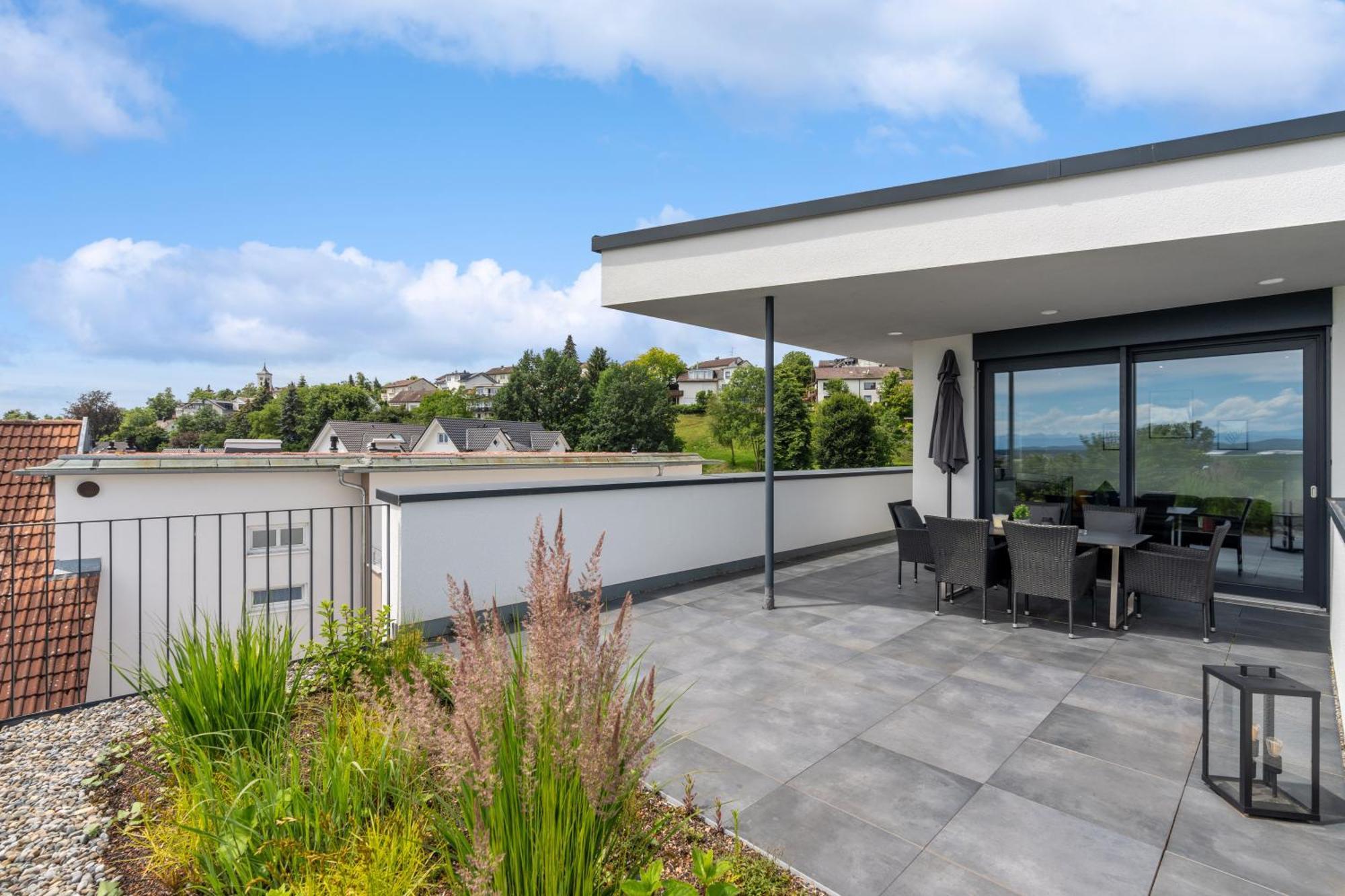 Anytime - Penthouse Mit Terrasse Und Bergsicht Apartment ฟรีดริชส์ฮาเฟน ภายนอก รูปภาพ